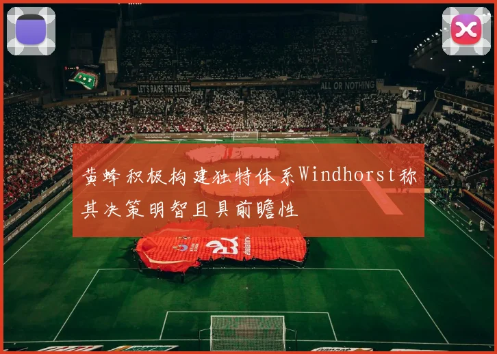 黄蜂积极构建独特体系Windhorst称其决策明智且具前瞻性